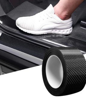 Eşik Koruyucu Bant 5D Karbon 5mt