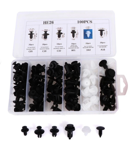 Klips Seti 100 Parça Kutulu